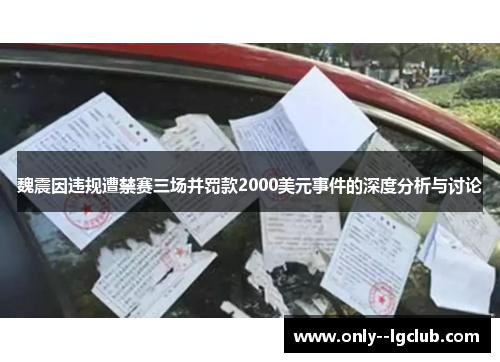 魏震因违规遭禁赛三场并罚款2000美元事件的深度分析与讨论